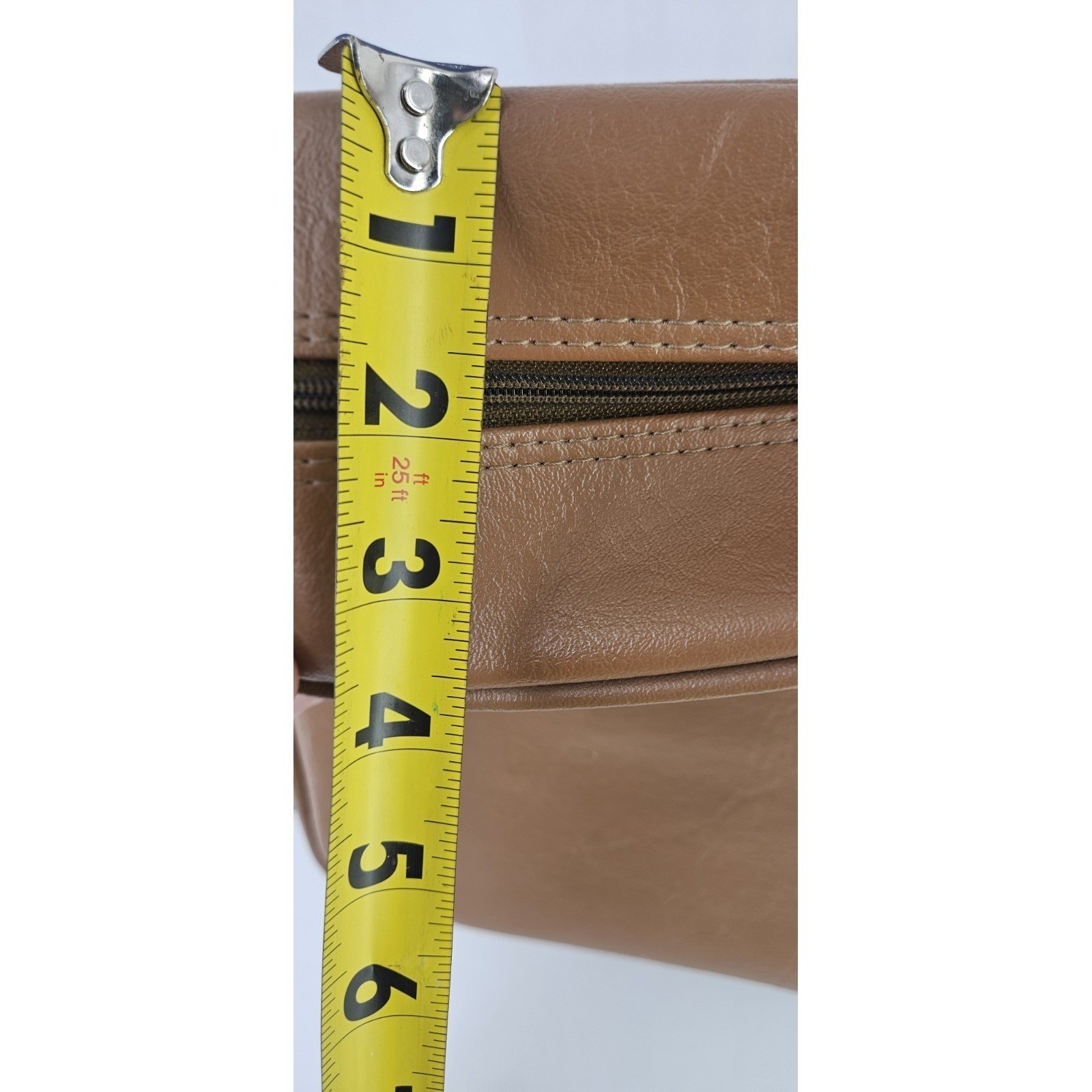 Samsonite Concord Shoulder Carry On Overnight Bag Tan/Brown Vinyl